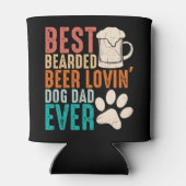 Funny Best Bearted Loving Dog Pap ooit Blikjeskoeler (Achterkant)