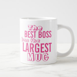 Funny Best Boss Pink Quote Big Mok - Office Humor