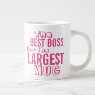 Funny Best Boss Pink Quote Big Mok - Office Humor