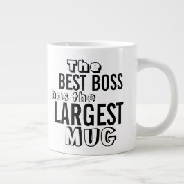 Funny Best Boss Quote Large Big Mok - Office Humor