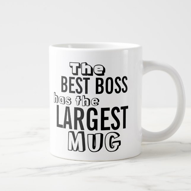troon duidelijkheid schakelaar Funny Best Boss Quote Large Big Mok - Office Humor | Zazzle.nl