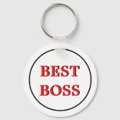 Funny Best Boss Sleutelhanger (Voorkant)