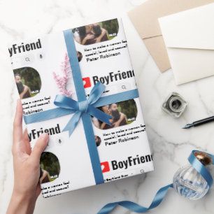 Funny Best BoyVriend ooit Zoekresultaat Cadeaupapier