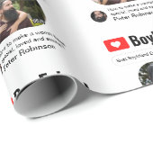 Funny Best BoyVriend ooit Zoekresultaat Cadeaupapier (Rol Hoek)