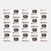 Funny Best BoyVriend ooit Zoekresultaat Inpakpapier Vel (Voorkant)