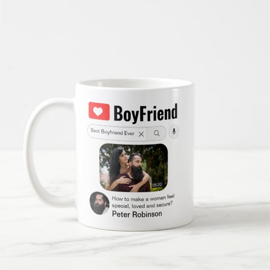 Funny Best BoyVriend ooit Zoekresultaat Koffiemok (Links)