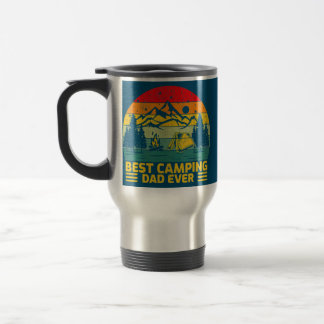 Funny  Best Camping Pap Ever Vaderdag Reisbeker