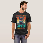 Funny Best Cat Dad Ever Worlds Best Farter I Mean T-shirt (Voorkant volledig)