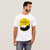 Funny Best Cat Pap Ever Mannen T-Shirt (Voorkant volledig)