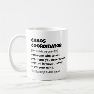 Funny Best Chaos Coordinator Definition Koffiemok