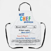 Funny Best Chef All-Over Print Apron Schort (Voorkant)