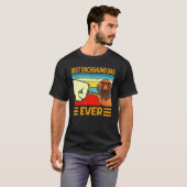 Funny Best Dachshund Dad Ever T-shirt (Voorkant volledig)