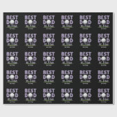 Funny Best Dad beroemd gemaakt door Par Shirt Perf Cadeaupapier (Vlak)