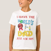 Funny Best Dad Vaderdag T-shirt (Voorkant)
