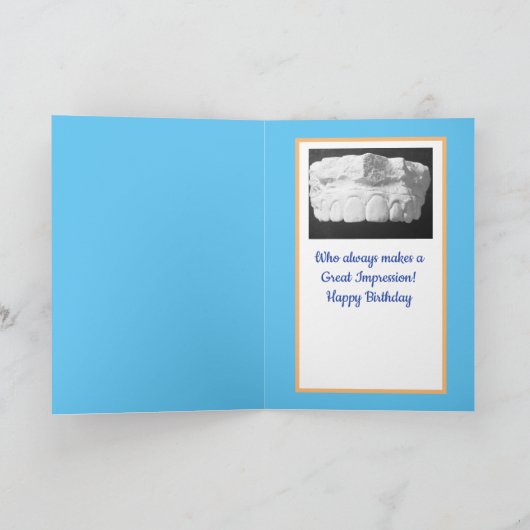 Funny Best Dentist Happy Birthday-kaart Feestdagen Kaart (Binnen)