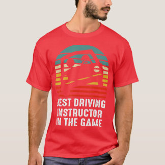Funny Best Driving Instructor Student Driver Permi T-shirt