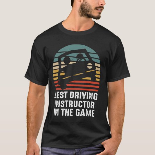 Funny Best Driving Instructor Student Driver Permi T-shirt (Voorkant)