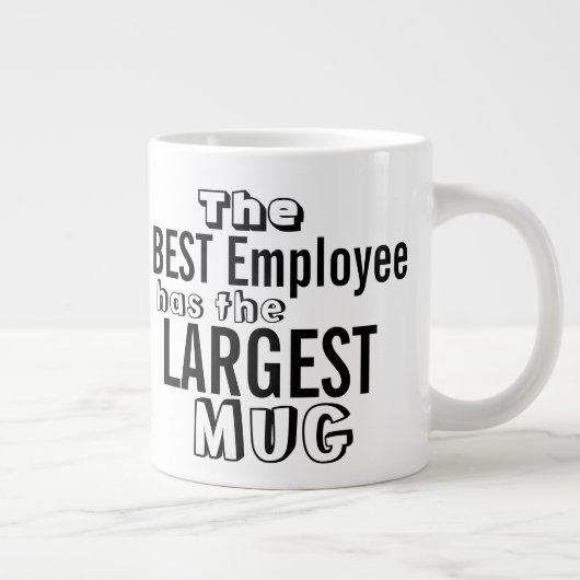 Funny Best Employee Quote Big Mok - Office Humor (Rechts)