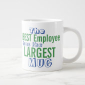 Funny Best Employee Quote Big Mok - Office Humor (Rechts)