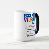 Funny Best Essential Worker Search Magische Mok (Voorkant rechts)