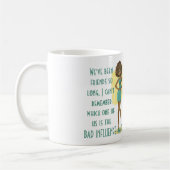 Funny Best Friend BAD INFLUENCE Quote Humor Gift Koffiemok (Links)