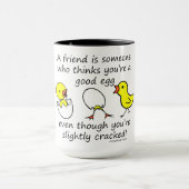 Funny Best Friend Gezegde Mok (Midden)