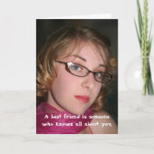 Funny Best Friend Kaart (Voorkant)