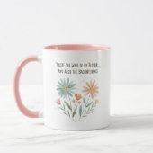 Funny Best Friend Mug – Wild Flower Bad Influence Mok (Links)