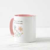 Funny Best Friend Mug – Wild Flower Bad Influence Mok (Voorkant links)