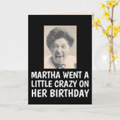 FUNNY BEST FRIEND RETRO VROUW BIRTHDAY KAART (Gele Bloem)