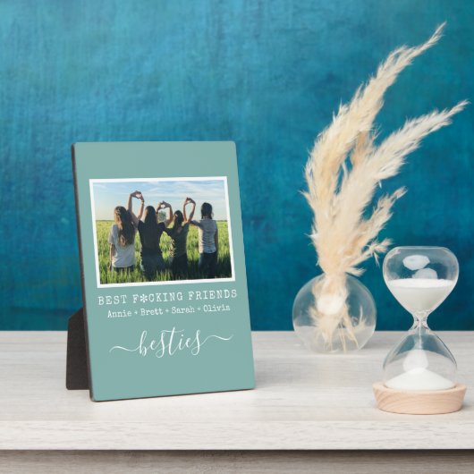 Funny Best Friends Besties BFF Fotoplaat (Zijkant)