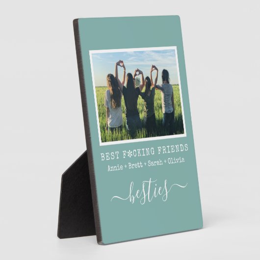Funny Best Friends Besties BFF Fotoplaat (Zijkant)