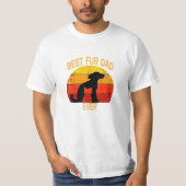 Funny Best Fur Pap Ever  Retro Dog Cat T-shirt (Voorkant)