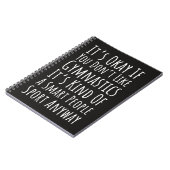 Funny Best Gifts For Gymnasts Gymnastics Sports  Notitieboek (Linkerzijde)
