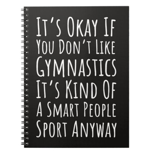 Funny Best Gifts For Gymnasts Gymnastics Sports  Notitieboek (Voorkant)