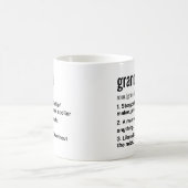Funny Best Grandad Definition Gift voor Grandfathe Koffiemok (Center)