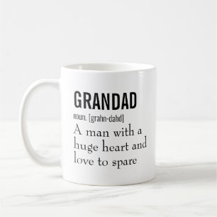 Funny Best Grandad Definition Gift voor Grandfathe Koffiemok