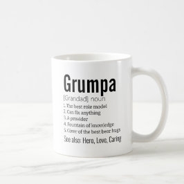 Funny Best Grandad Definition Grump Grandfather Koffiemok