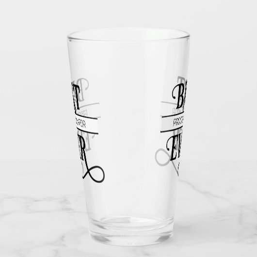 Funny Best Job Title Procrastinator Ever Glas (Rechts)