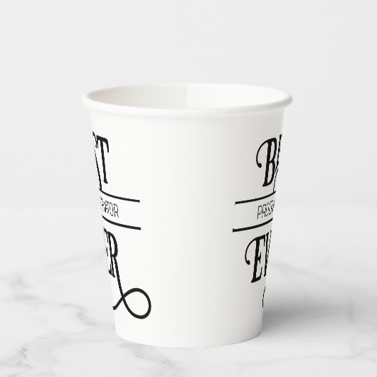 Funny Best Job Title Procrastinator Ever Papieren Bekers (Links)