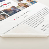 Funny Best Mam Ever Moederdag 10 Foto's collage Sherpa Deken (3/4)