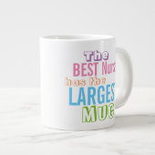 Funny Best NURSE Big Mok - Verpleegprijsopgave Hum (Voorkant rechts)