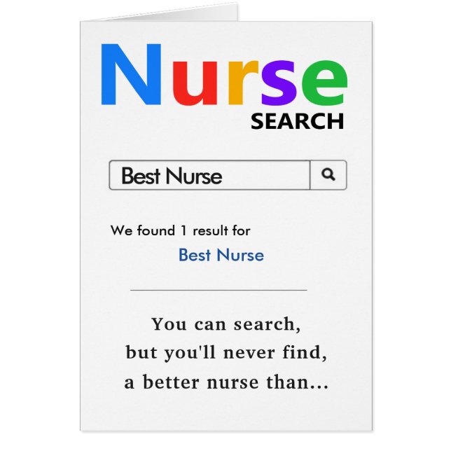 Funny Best Nurse Gift (Voorkant)