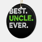 Funny Best oom Ever Cool oom Vaderdag Keramisch Ornament (Links)