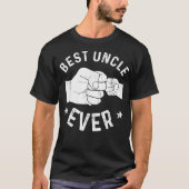 Funny Best oom Ever Fist Bump T-shirt (Voorkant)