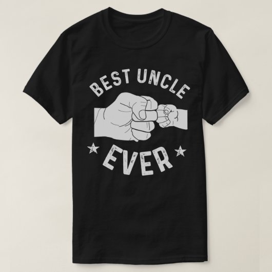 Funny Best oom Ever Fistbump Ugly kerstprijs T-shirt (Design voorkant)