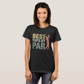Funny Best Papa van Par Vaderdag Golf Gift Gran T-shirt (Voorkant volledig)