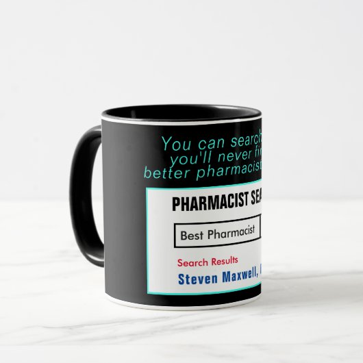 Funny Best Pharmacist Gift Mok (Voorkant links)