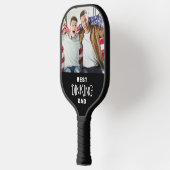 Funny Best Pickleball Dad Persoonlijk 2 Foto Paddle (Links)