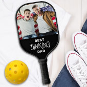 Funny Best Pickleball Dad Persoonlijk 2 Foto Pickleball Paddle